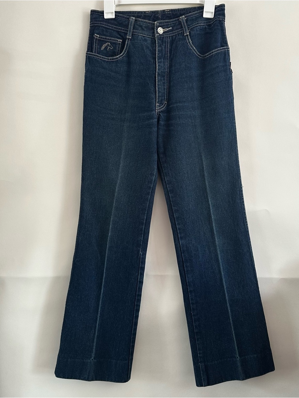 Vintage Jordache High Waist Bootcut Jeans Horse Embroidered 32